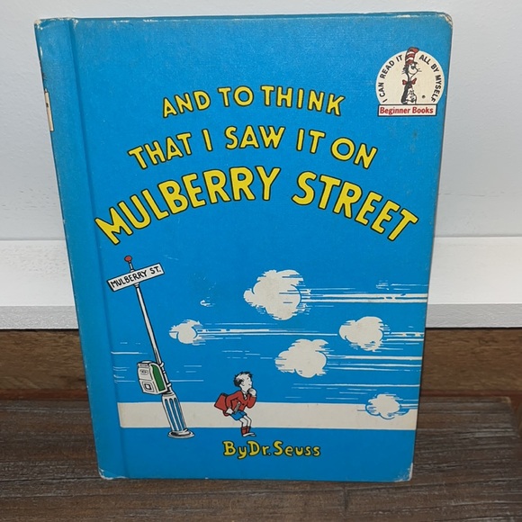 Vntg 1964 And to think that I saw it on mulberry street’ Dr Seuss book vanguard - Picture 1 of 9